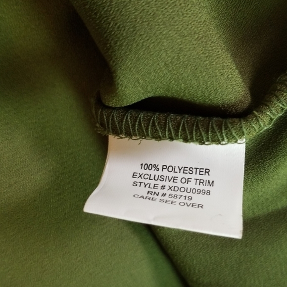 New NY Collection Bell Sleeve Lace Trim Blouse - Picture 6 of 6